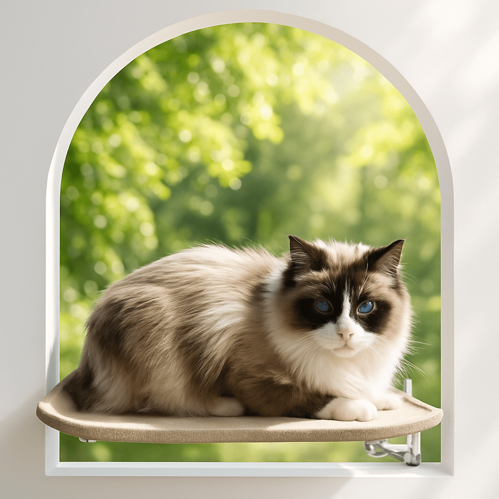 chat couche hamac pour chat fenetre