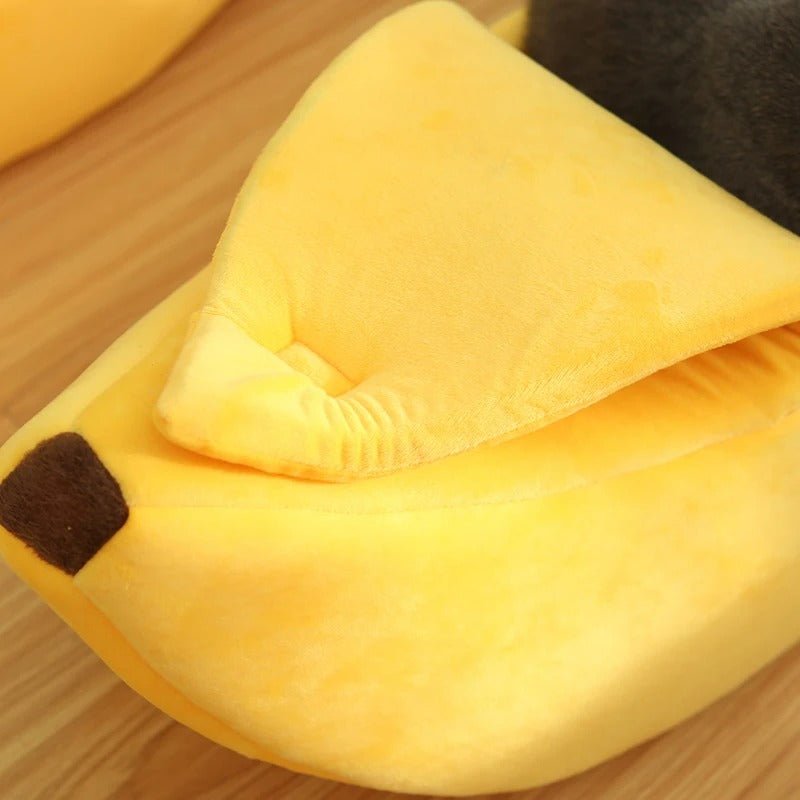 niche chat jaune douce