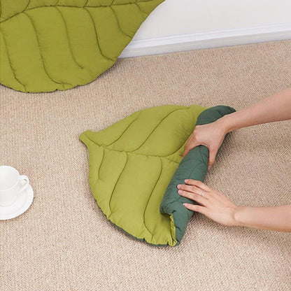 coussin chat tapis coton