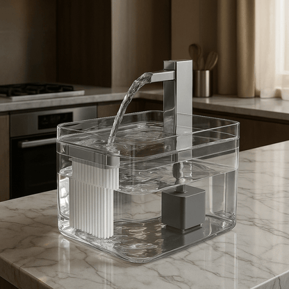 fontaine eau pour chat robinet