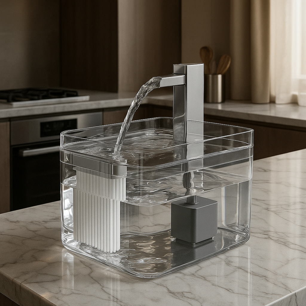 fontaine eau pour chat robinet