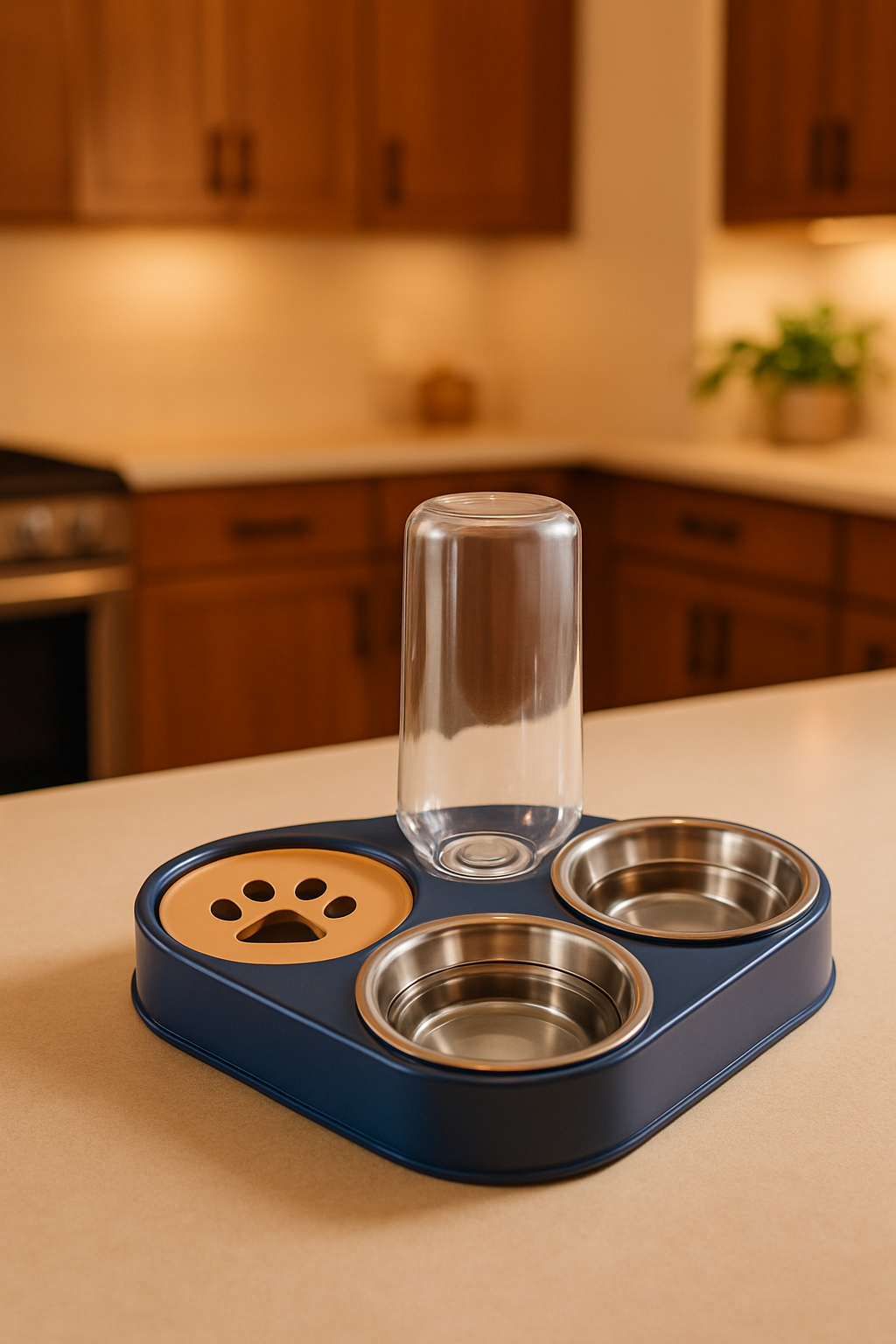 gamelle double chat bols inoxydable