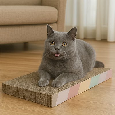 Griffoir en carton pour Chat plat
