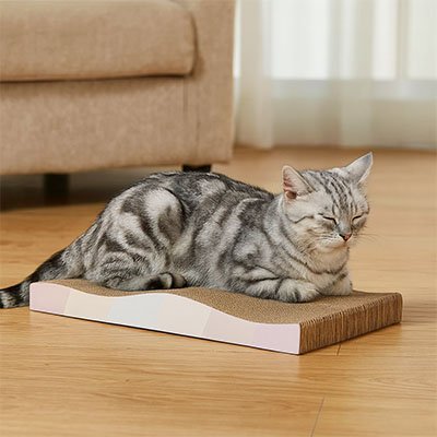 Griffoir en carton pour Chat légèrement incurvé