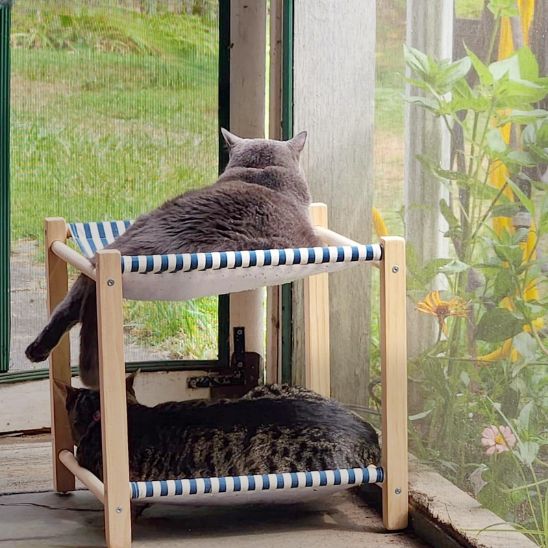 hamac pour chat demontable