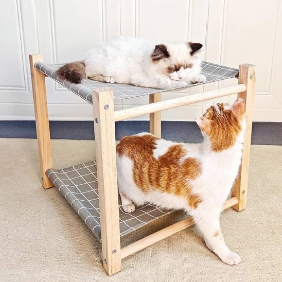 hamac pour chat en tissu