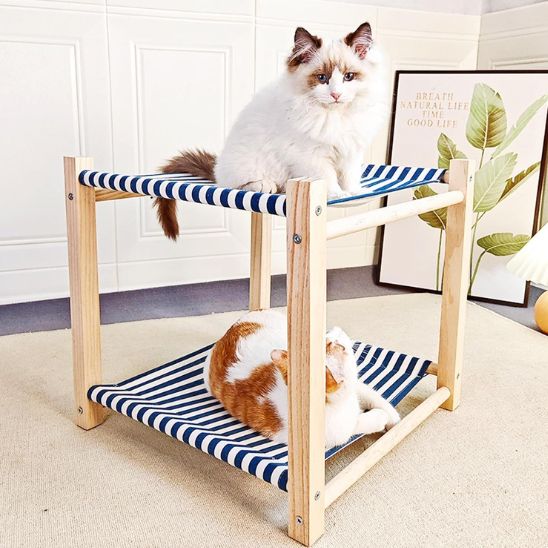 hamac pour chat en toile lavable