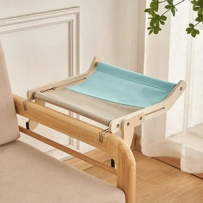 hamac pour chat gris bleu