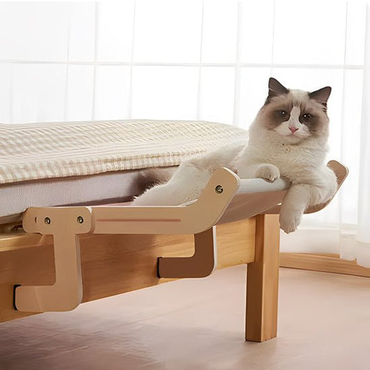 hamac pour chat adaptable aux bords de lit