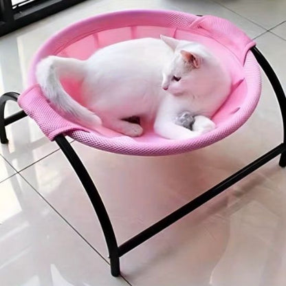 hamac-pour-chat-en-maille-rose