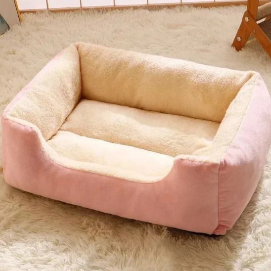 lit pour chat coloris rose