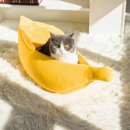 niche chat confort banane