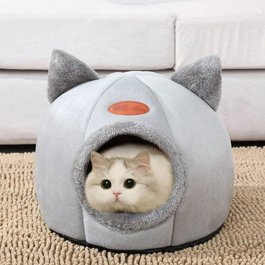 niche pour chat avec oreilles