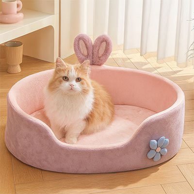 panier chat oreilles lapin