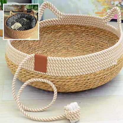 Panier Osier Chat | Bohème™