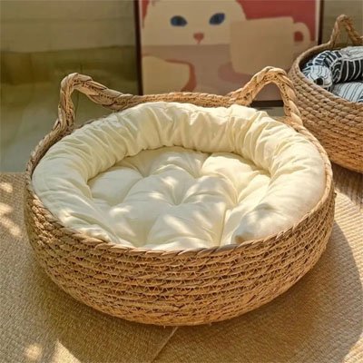 panier osier chat resistant griffures