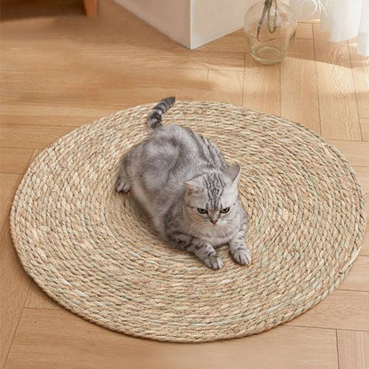 Tapis griffoir chat fibres tissées
