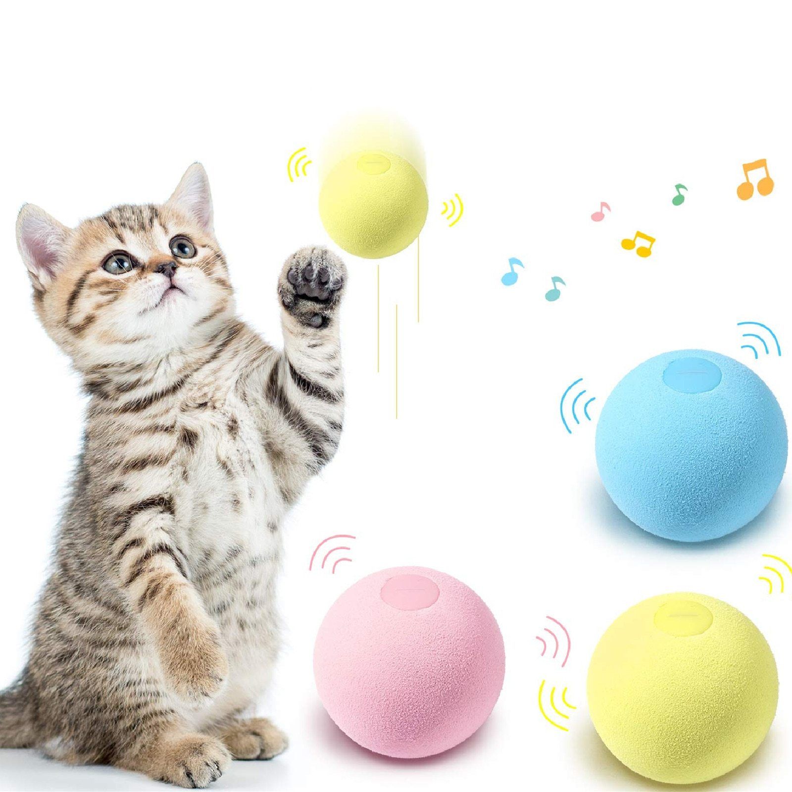 SmartBall™ - Balle intelligente d'apprentissage pour chat - Chatcharme